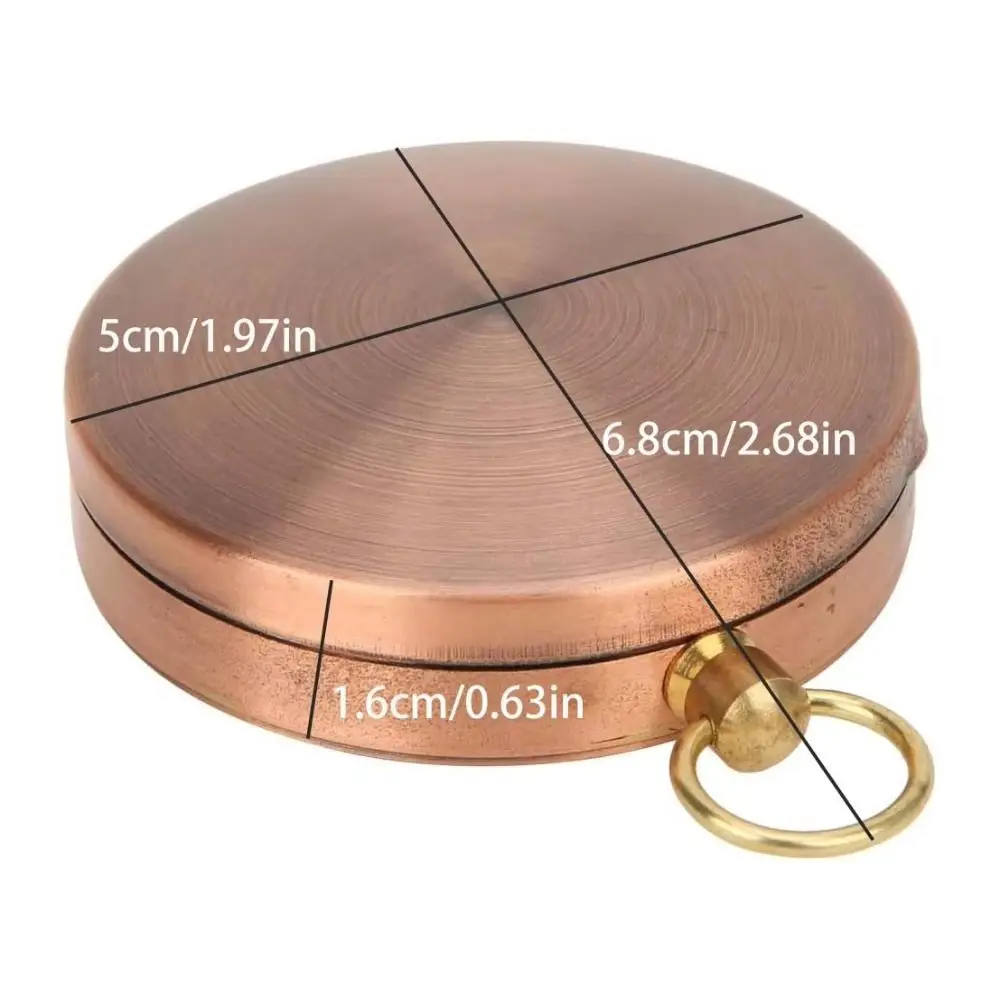 Boussole de Poche Héritage - Bronze