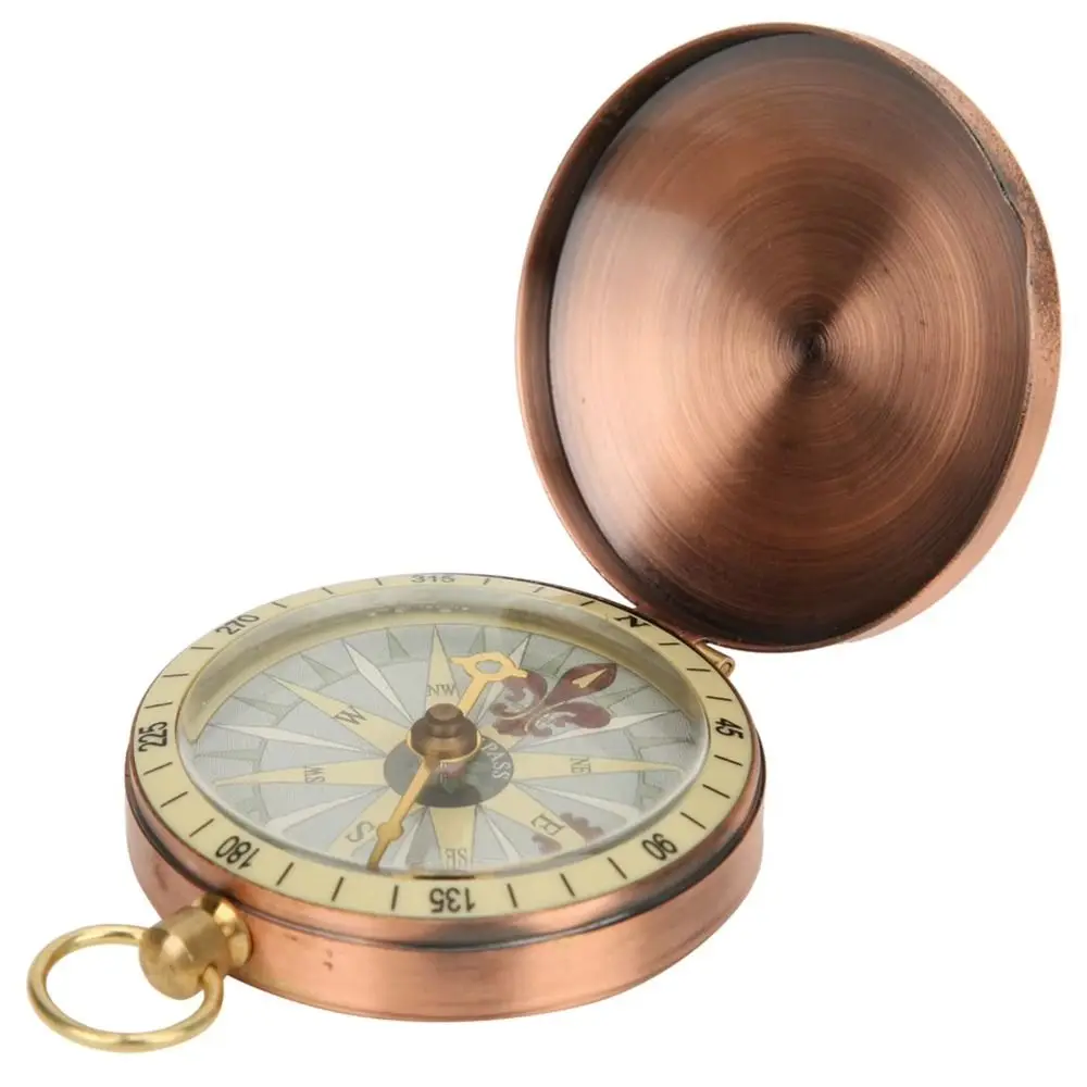Boussole de Poche Héritage - Bronze