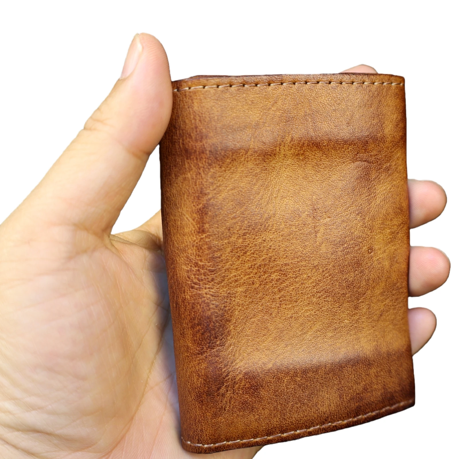 Portefeuille Cuir Patine - Chocolat – Image 3