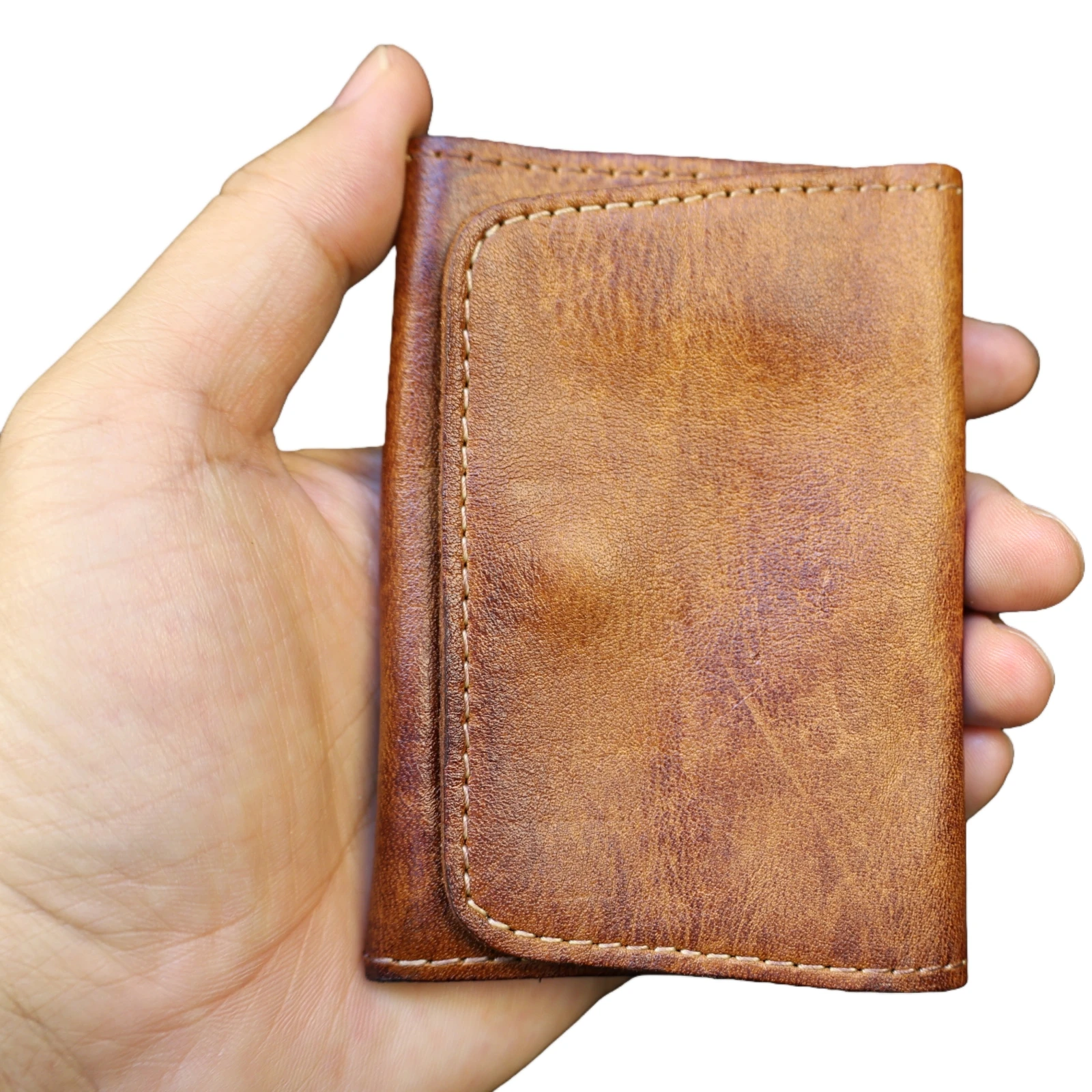 Portefeuille Cuir Patine - Chocolat – Image 2