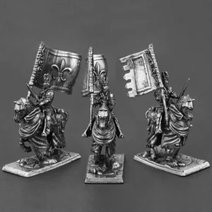 Cavalier à la Lance - Argent Vieilli