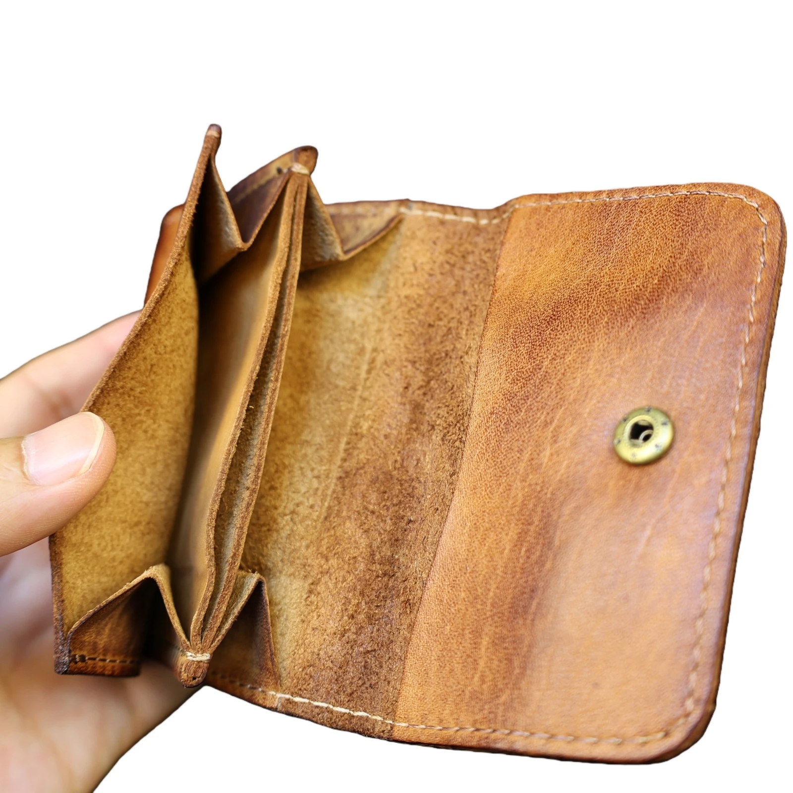 Portefeuille Cuir Patine - Chocolat