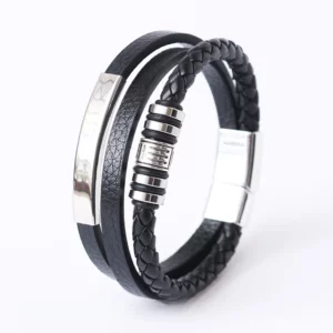 Bracelet Trait d’Acier — Noir