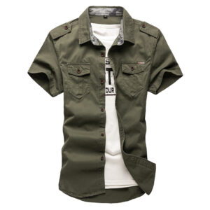 Chemise Tactique Cargo Vert