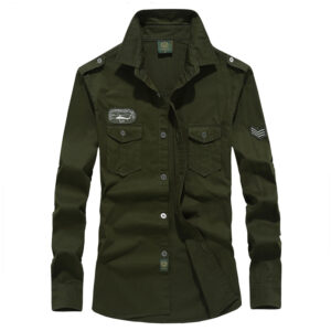 Chemise Terrain Outillage Vert Armée
