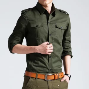 Chemise de Camp - Vert Armée